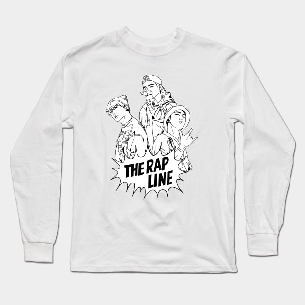 The Rap Line Long Sleeve T-Shirt by DaphInteresting